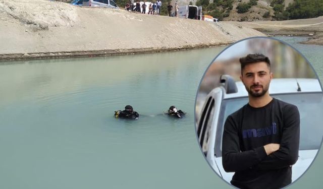 Serinlemek için baraja giren genç boğuldu