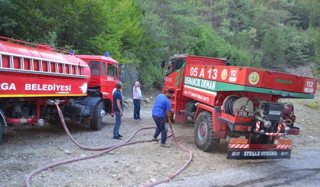 Dodurga’da orman yangını söndürüldü