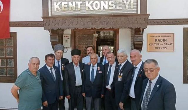 Gazilerden Osmancık  Kent Konseyi ziyareti