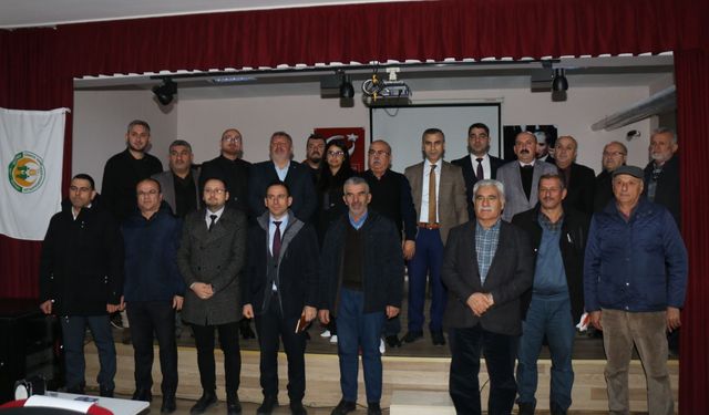 Osmancık'ta çeltik  bilgilendirme toplantısı