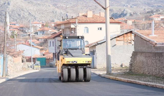 Çorum Belediyesi’nden  Boğazkale’ye asfalt desteği