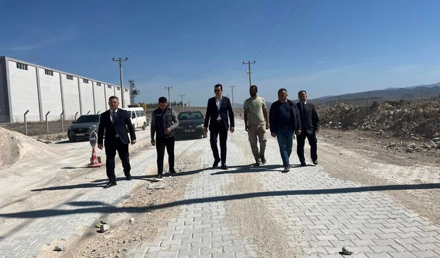 Kaymakam’dan  OSB’de inceleme