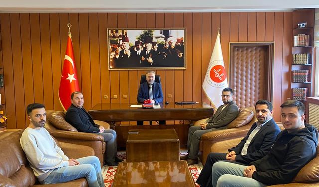 Müftü Yıldırım, TDV gençlerini misafir etti
