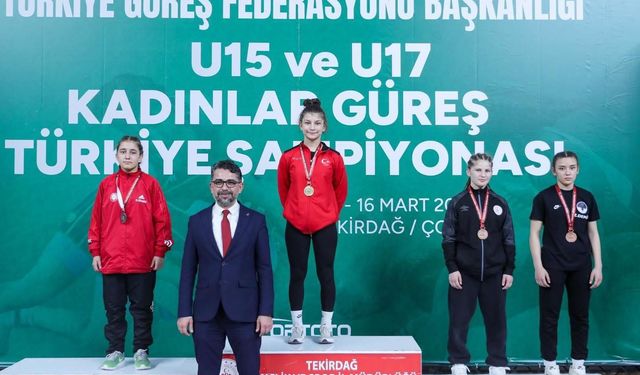 Çorumlu genç güreşçi Türkiye  Şampiyonası'nda 2’nci oldu