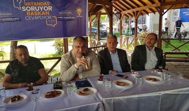 Bayat'ta "Vatandaş Soruyor,  Başkan Cevaplıyor" toplantısı