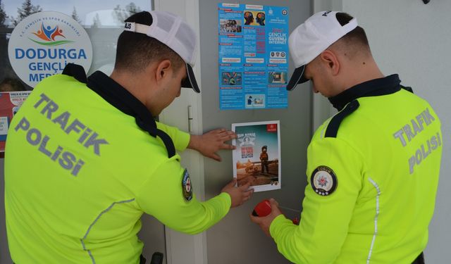 Dodurga'da motosiklet  sürücüleri bilgilendirildi