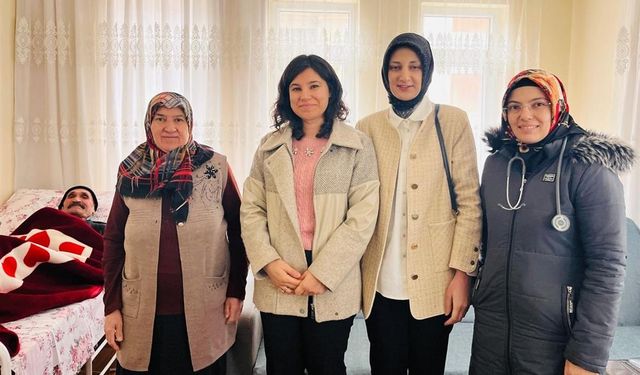Başhekim Gözde Aydın  Narun’dan hasta ziyareti
