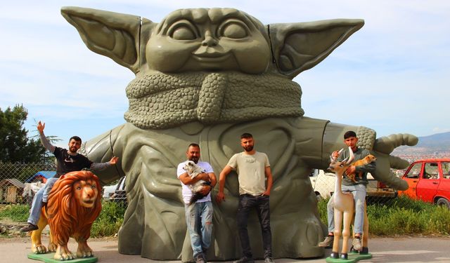 Strafor köpükten  dünyaya açılan sanat
