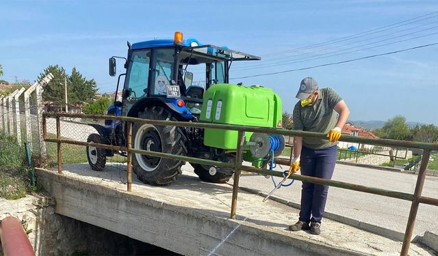 Alaca’da sivrisineklerle  etkin mücadele