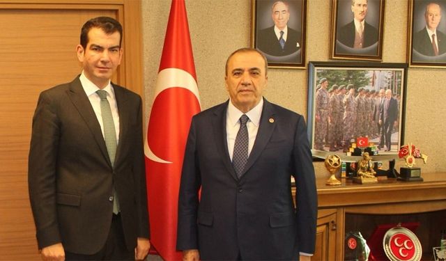 Kaymakam Köksal  vekillerle görüştü