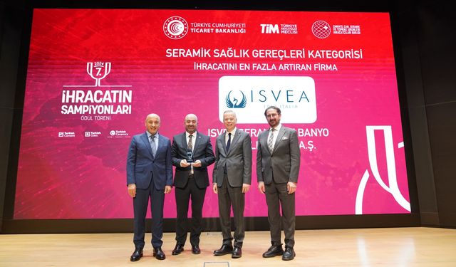 Vitrifiye seramikte ihracatını  en fazla artıran firma: İSVEA