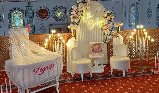 Camide baby shower yaptılar!