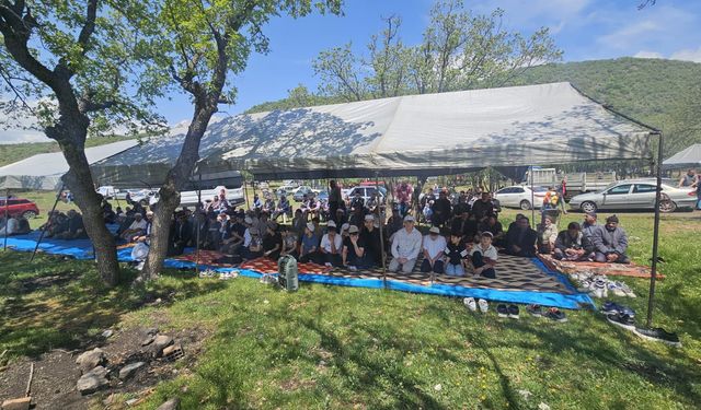 Bayat'ta yağmur duası yapıldı