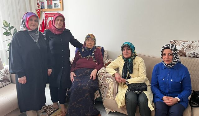 Şehit anneleri unutulmadı