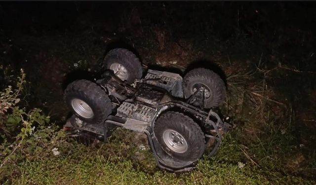 ATV ile kaza yapan genç yoğun bakımda
