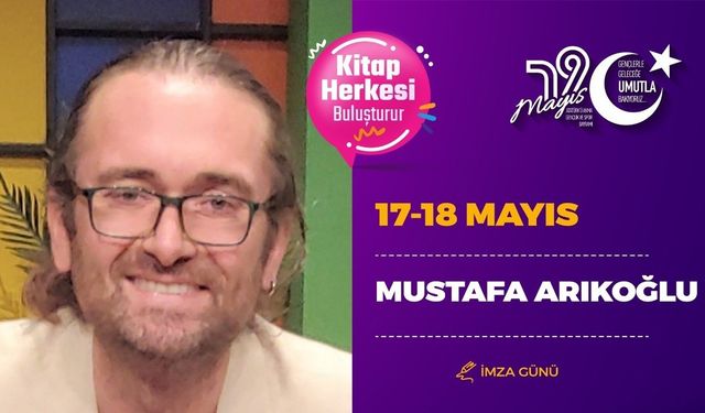 Arıkoğlu, 8’nci Merzifon Kitap Fuarı’na katılacak