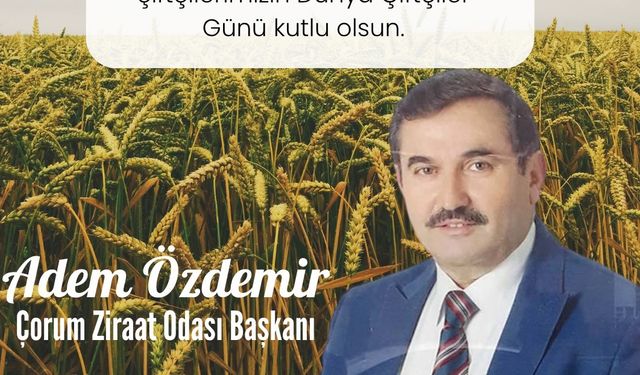 “Çorum’da tarım ve hayvancılık  yatırımları artarak devam ediyor”
