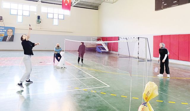 Bayat’ta badmintonun şampiyonları belli oldu