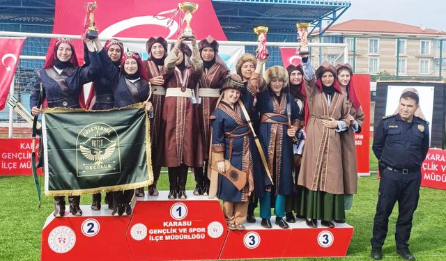 Kadın okçular Türkiye ikincisi