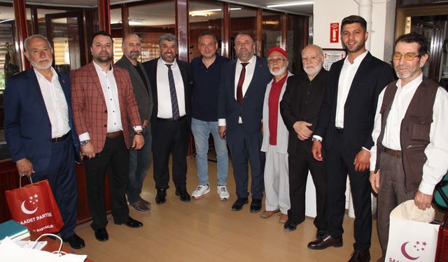 Saadet Partisi’nden  gazetemize ziyaret