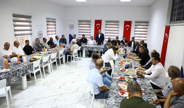 Alaca’da Kaymakam  Tok için veda yemeği