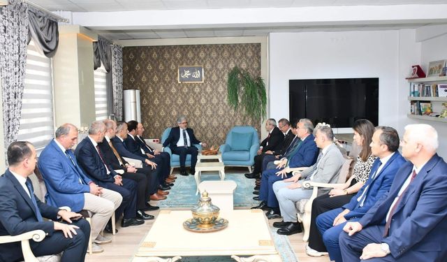 Çalgan ve Çağlar, Bakan  Yardımcısı’nı misafir etti
