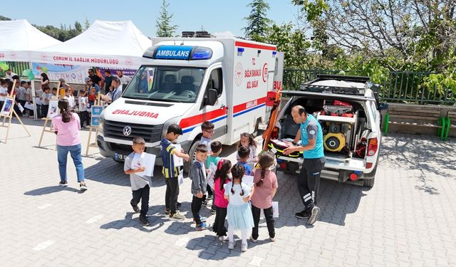 Oğuzlar’da miniklere sağlık eğitimi