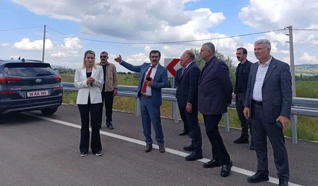 Mecitözü’nde kavşak incelemesi