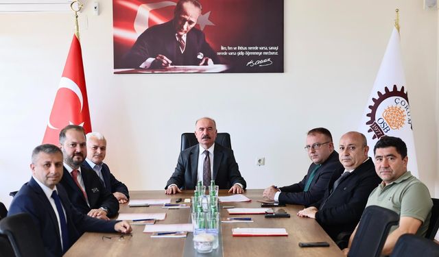OSB Yönetimi toplandı