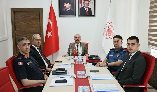 Bayram öncesi asayiş toplantısı