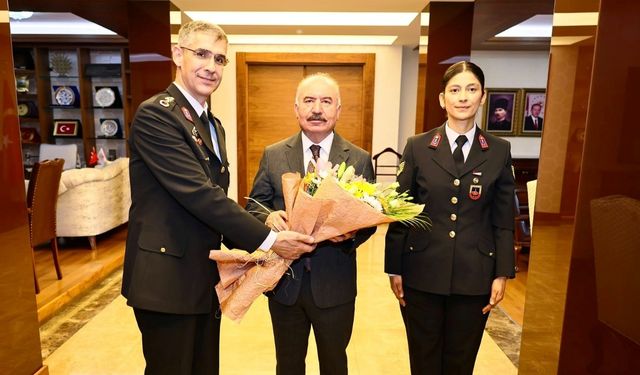 Jandarma’dan Vali Çalgan’a ziyaret