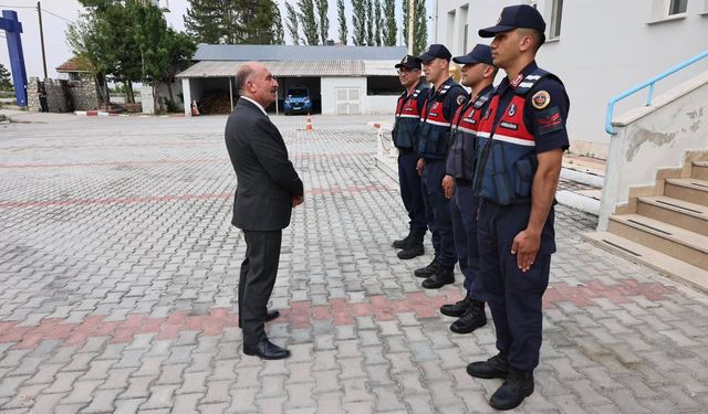 Vali Çalgan’dan Hamdiköy Jandarma Karakolu’na ziyaret
