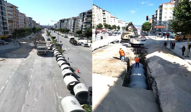 Osmancık Caddesi’nde  artık sel yaşanmayacak
