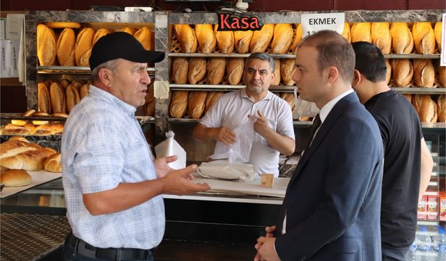 Yeni kaymakamdan  esnafa sürpriz ziyaret