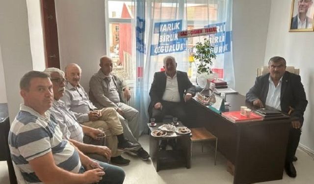 Atlas ve Özcan’dan Alaca  İlçe Başkanlığı’na ziyaret