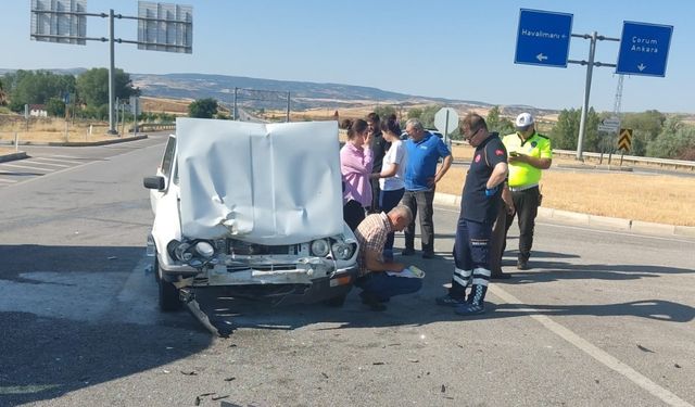 Merzifon yolunda kaza,  6 kişi yaralandı