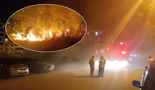 Havai fişek attılar mahalleyi yaktılar