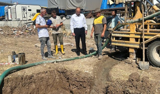 Alaca’da kuraklığa karşı sondaj çalışmaları başladı