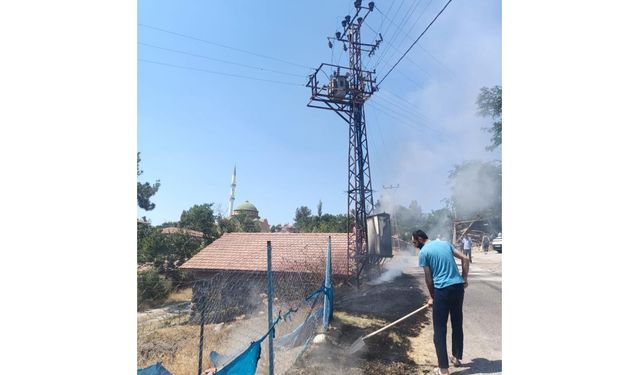 Trafo yangını paniğe sebep oldu