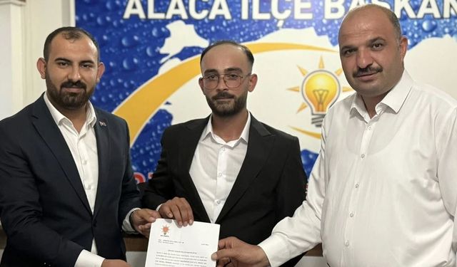 Alaca AK Parti’de gençlere yeni başkan