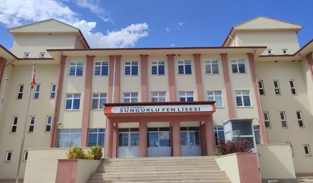 Sungurlu Fen Lisesi en çok  tercih edilen okullardan oldu