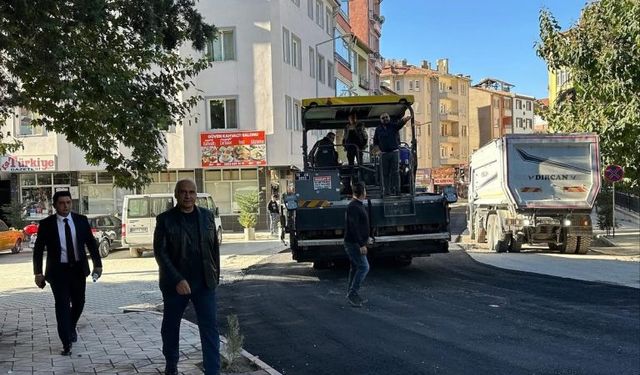 İskilip’te yollar yenileniyor