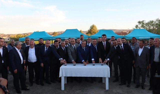 Sungurlu Halk Ekmek  Fabrikası temeli atıldı