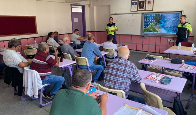 Okul servis sürücülerine eğitim