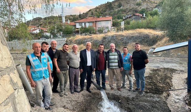 İskilip’te yeni su  kaynakları bulundu