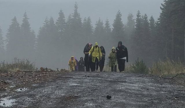 Bayat'ta doğa  yürüyüşü yapıldı