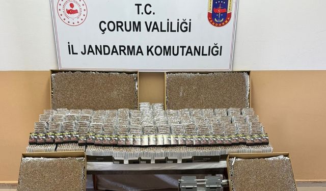 56 bin 980 adet doldurulmuş  makaron ele geçirdi: 2 gözaltı