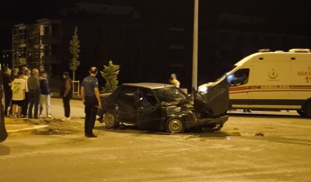 Sürücü ağır yaralandı