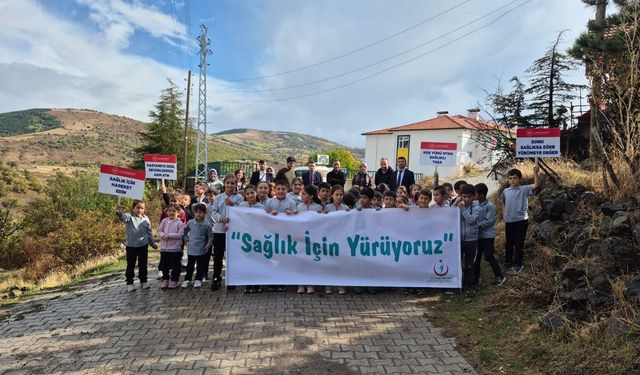 Oğuzlar'da Dünya  Yürüyüş Günü etkinliği