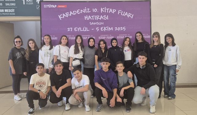 Ömer Derindere Fen Lisesi’nden  Samsun kültür ve kitap yolculuğu